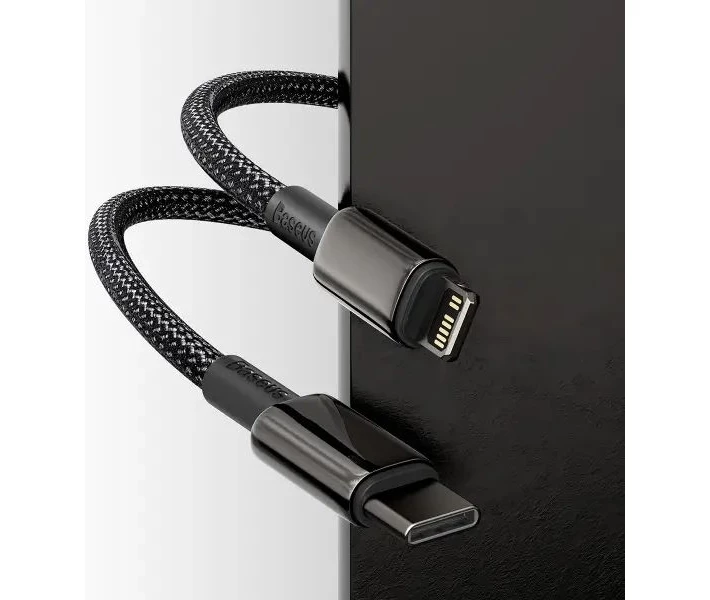 Фото - кабель та перехідник Кабель Baseus Type-C to Lightning PD 20W 1m (CATLWJ-01)чорн