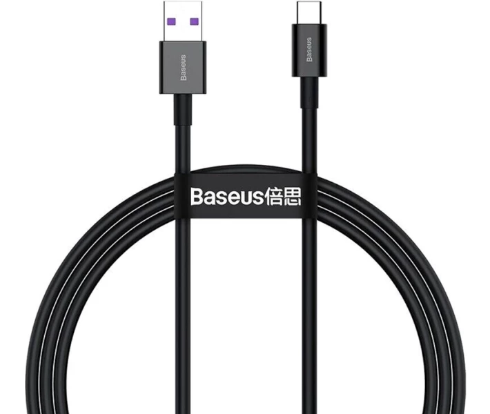 Фото - кабель та перехідник Кабель Baseus USB to Type-C 66W 1m (CATYS-01) чорний