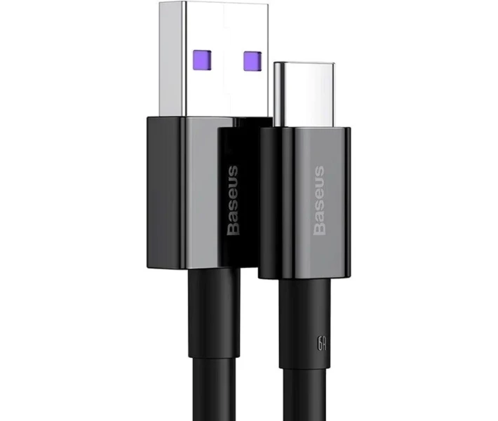 Фото - кабель та перехідник Кабель Baseus USB to Type-C 66W 1m (CATYS-01) чорний