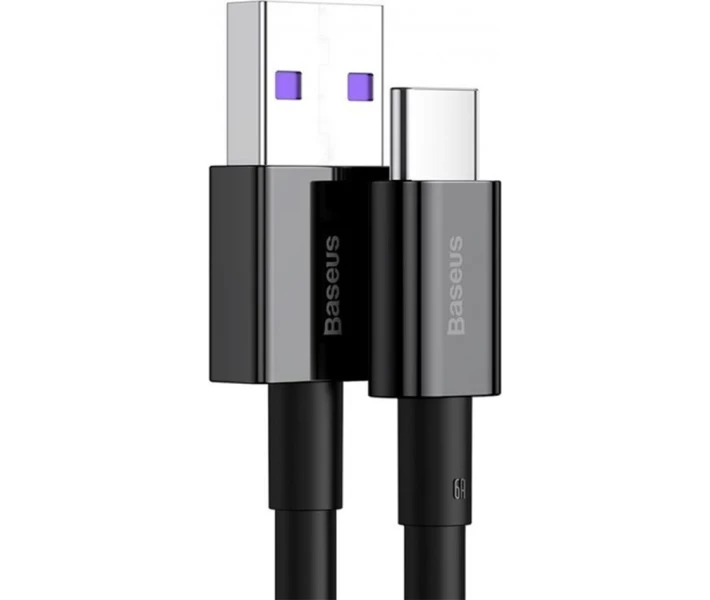 Фото - кабель та перехідник Кабель Baseus USB to Type-C 66W 2m (CATYS-A01) чорний