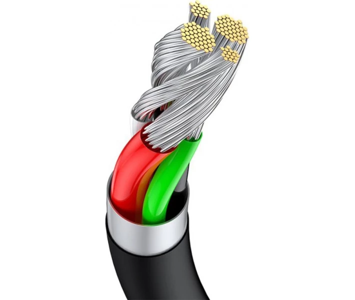 Фото - кабель та перехідник Кабель Baseus USB to Type-C 66W 2m (CATYS-A01) чорний