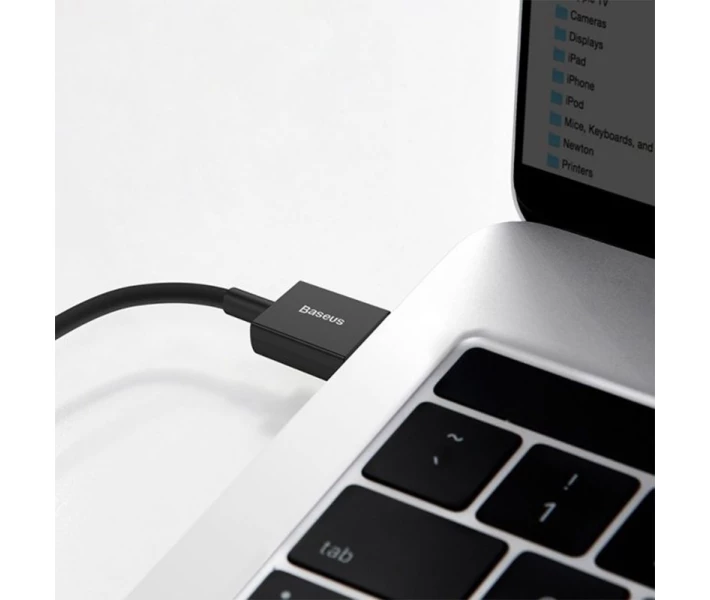 Фото - кабель та перехідник Кабель Baseus USB to Type-C 66W 2m (CATYS-A01) чорний