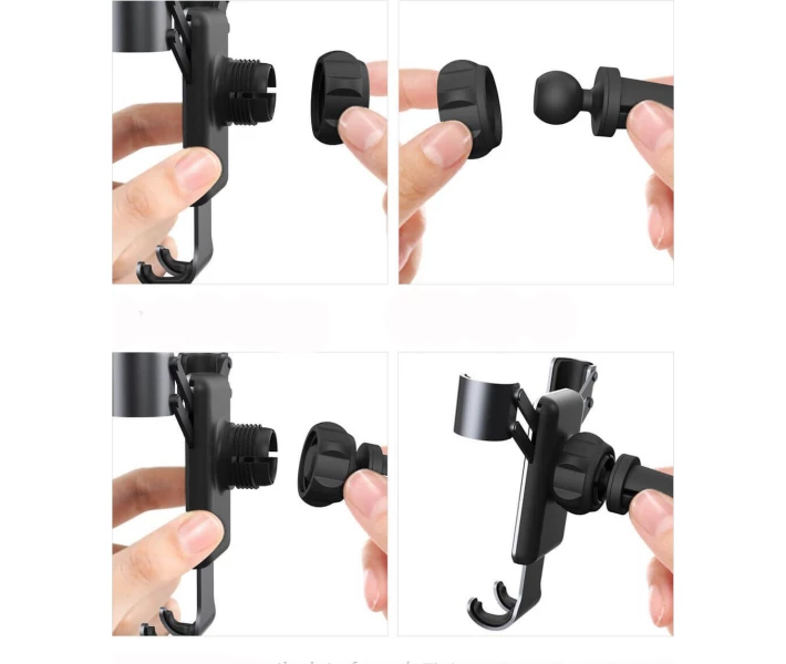 Фото - автомобільний тримач Автотримач для смартфона Xiaomi Coowoo Car Gravity Phone Holder T200 Black