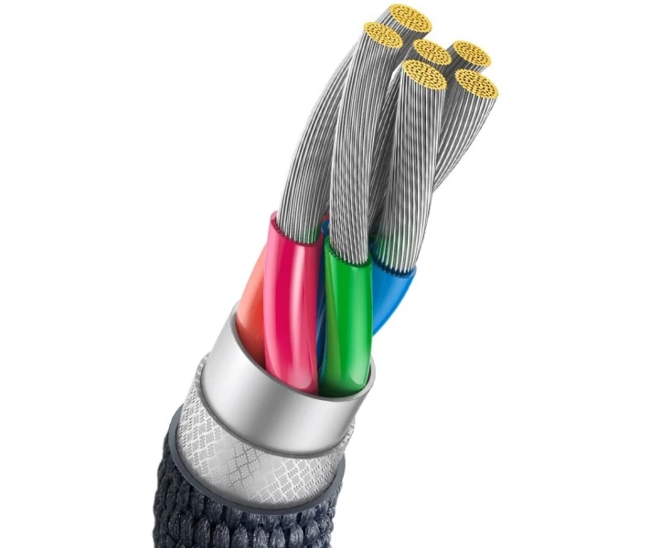 Фото - кабель та перехідник Кабель Baseus USB to Type-C 100W 1.2m (CAJY000401) чорний