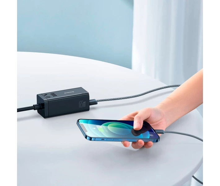 Фото - кабель та перехідник Кабель Baseus USB to Lightning 2.4A 1m (CALD000416) сірий