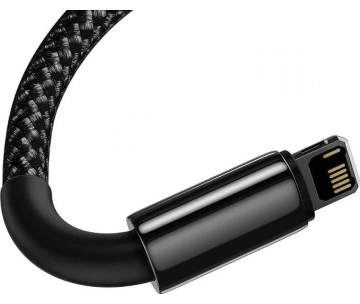 Фото - кабель та перехідник Кабель Baseus USB to Lightning 2.4A 1m (CALWJ-01)чорн