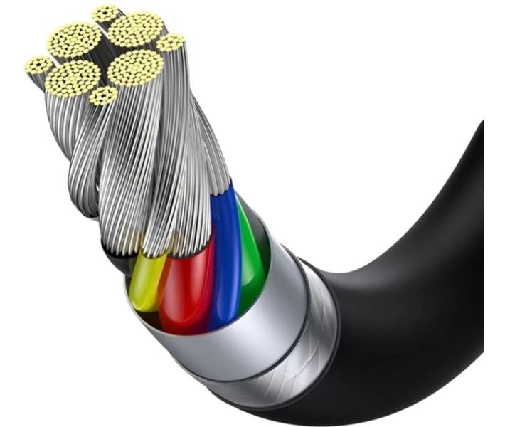 Фото - кабель та перехідник Кабель Baseus Type-C/Type-C 100W 1m (CATYS-B01)чорн