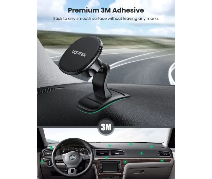 Фото - автомобільний тримач Автотримач UGREEN LP292 Magnetic Phone Holder for Car чор