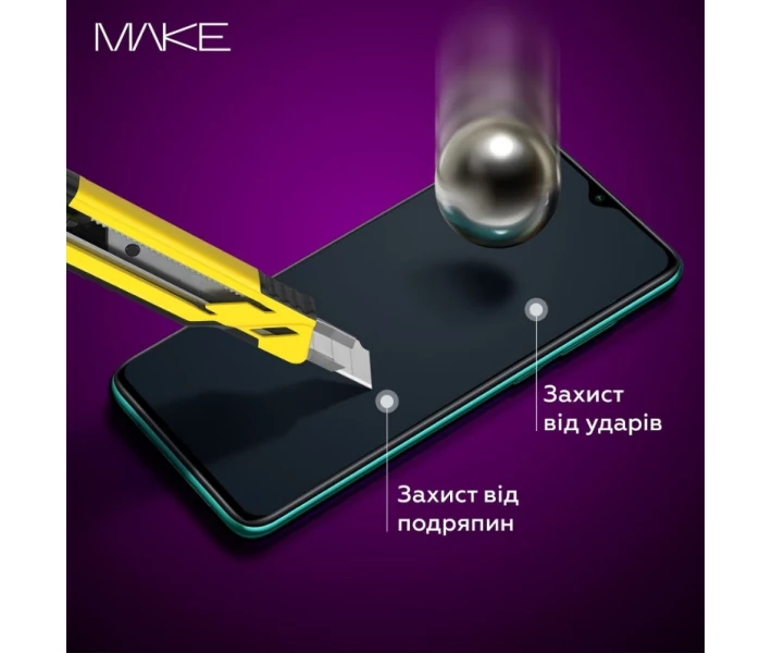 Фото - захисне скло для смартфона Захисне скло MAKE FC FG чорне для Xiaomi Redmi A3