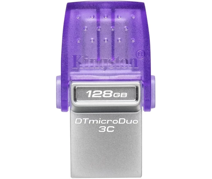 Фото - флешку Флеш-пам'ять USB Kingston DT microDuo 3C 128GB USB-A+USB-C (DTDUO3CG3/128GB)