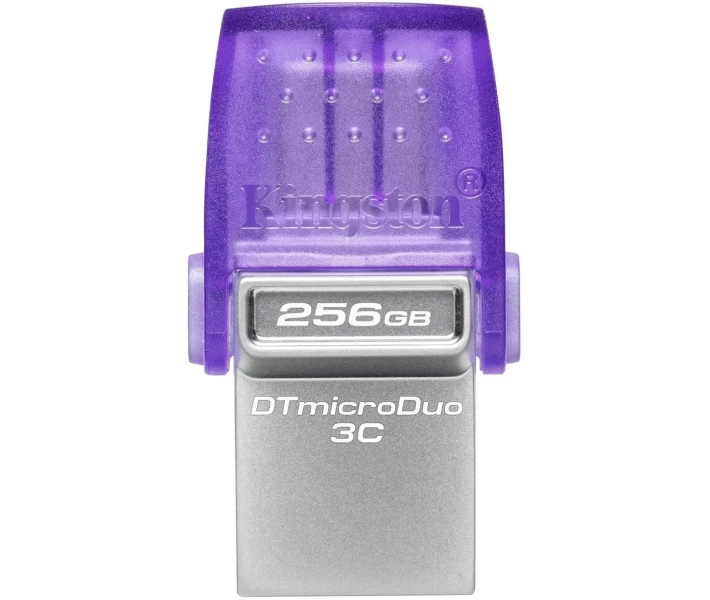 Фото - флешку Флеш-пам'ять USB Kingston DT microDuo 3C 256GB USB-A+USB-C (DTDUO3CG3/256GB)