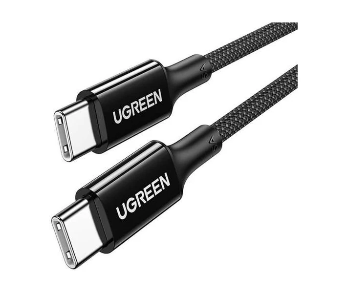 Фото - кабель та перехідник Кабель UGREEN US557 Type-C toType-C 100W 5A 1m чорн.