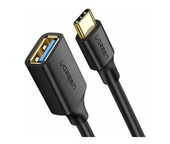 Фото - кабель та перехідник Перехідник UGREEN US154 USB-C Male/USB 3.0 A Female(30701)чорн.