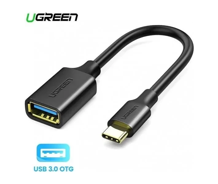Фото - кабель та перехідник Перехідник UGREEN US154 USB-C Male/USB 3.0 A Female(30701)чорн.