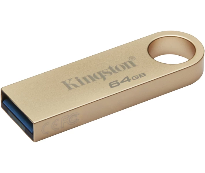 Фото - флешку Флеш-пам'ять USB Kingston DT SE9 G3 64GB USB 3.2 Gold (DTSE9G3/64GB)