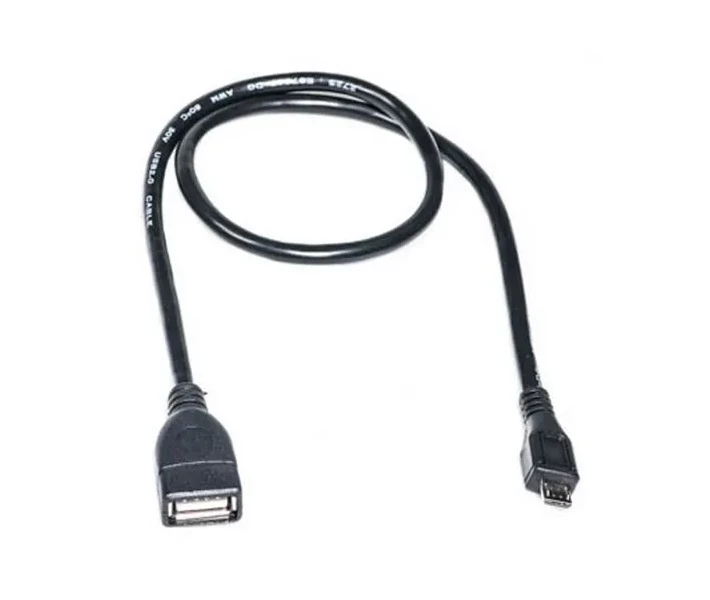 Фото - кабель та перехідник Кабель PowerPlant OTG USB 2.0 AF - Micro, 0.5м KD00AS1233