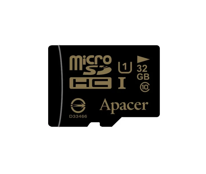 Фото - карту пам'яті Карта пам'яті Apacer microSDHC UHS-I 32GB сlass10 + SD (AP32GMCSH10U1-R)