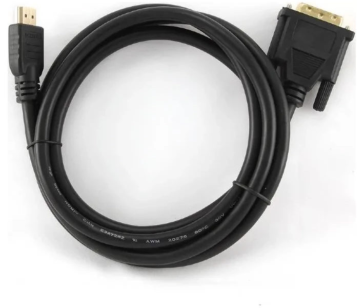 Фото - кабель та перехідник Кабель Cablexpert HDMI-DVI 1,8 м (CC-HDMI-DVI-6)
