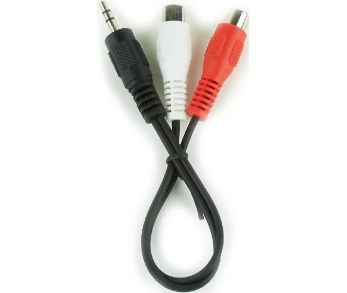 Фото - кабель та перехідник Кабель Cablexpert 3.5мм / 2 x RCA 0.2 м (CCA-406)