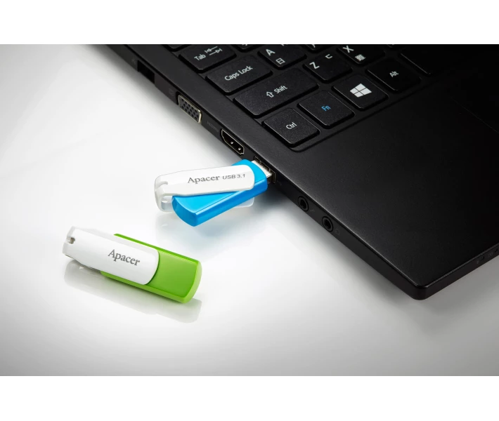 Фото - флешку Флеш-пам'ять USB Apacer AH335 32GB Green (AP32GAH335G-1)