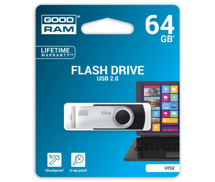 Фото - флешку Флеш-пам'ять USB Goodram UTS2 (Twister) 32GB Black (UTS2-0320K0R11)