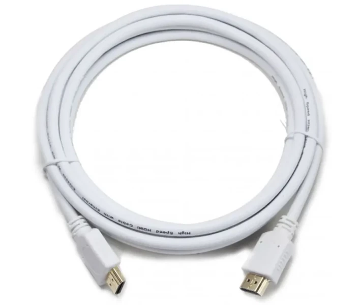 Фото - кабель та перехідник Кабель Cablexpert CC-HDMI4-W-1M, HDMI V.1.4, 1 м, білий
