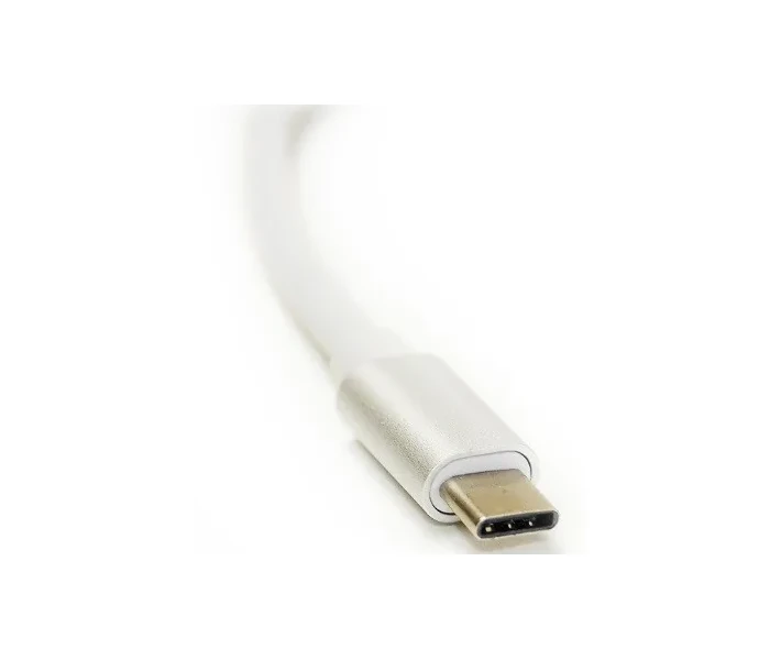 Фото - кабель та перехідник  -перехідник PowerPlant HDMI female - USB Type-C, 0.15м