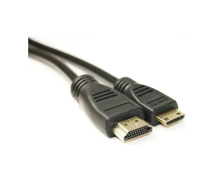 Фото - кабель та перехідник Кабель PowerPlant HDMI - mini HDMI, 2м, позолочені коннектори, 1.4V