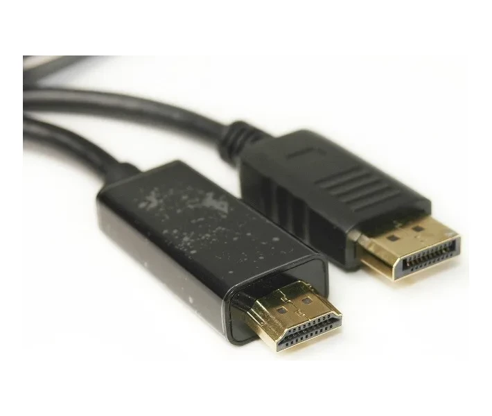 Фото - кабель та перехідник Кабель PowerPlant HDMI - DisplayPort, 1.8м, позолочені коннектори, 1.4V