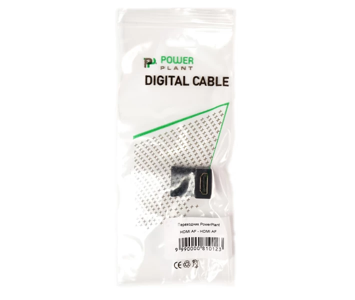 Фото - кабель та перехідник  -перехідник PowerPlant HDMI AF - HDMI AF, кутовий