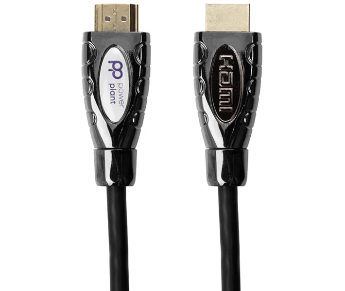 Фото - кабель та перехідник Кабель PowerPlant HDMI - HDMI, 2м, позолочені коннектори, 2.0V, Double ferrites, Highspeed