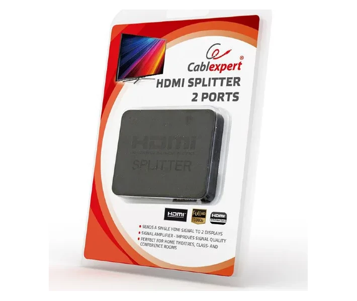 Фото - кабель та перехідник Кабель HDMI Spliter Cablexpert DSP-2PH4-03, на 2 порти HDMI v.1.4