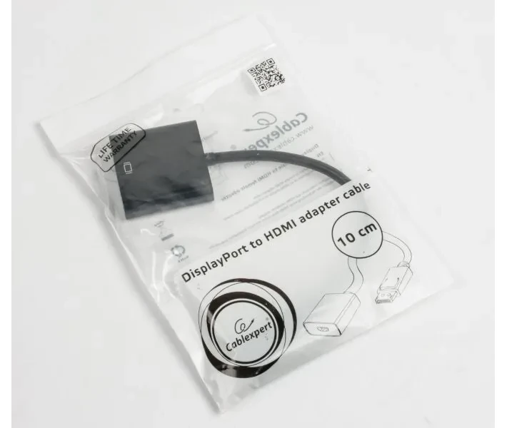 Фото - кабель та перехідник Адаптер-переходник Cablexpert DisplayPort на HDMI (A-DPM-HDMIF-002)