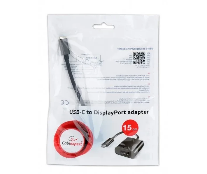 Фото - кабель та перехідник Адаптер-перехідник Cablexpert USB Type-C на DisplayPort (A-CM-DPF-01)