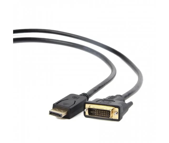 Фото - кабель та перехідник Кабель Cablexpert DisplayPort вилка / DVI вилка, 3 м (CC-DPM-DVIM-3M)