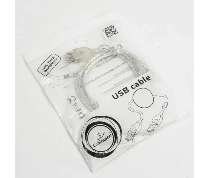 Фото - кабель та перехідник Удлинитель Cablexpert USB2.0, A-папа/А-мама, 2.0 м, феррит (CCF-USB2-AMAF-TR-2M)