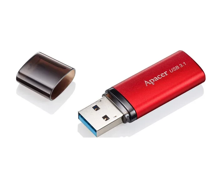 Фото - флешку Флеш-пам'ять USB Apacer AH25B 32GB Red USB 3.1 (AP32GAH25BR-1)