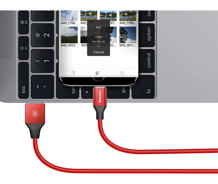 Фото - кабель та перехідник Кабель Baseus Yiven USB to Micro 1.5м Red (CAMYW-B09)