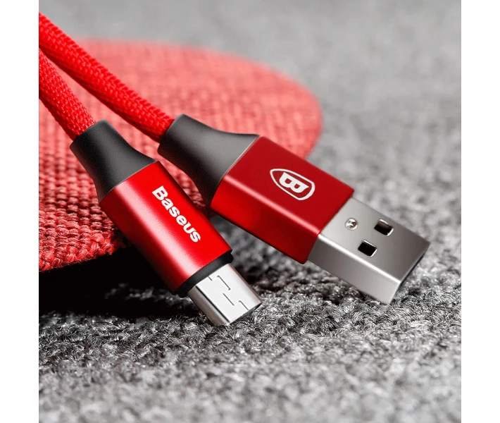 Фото - кабель та перехідник Кабель Baseus Yiven USB to Micro 1.5м Red (CAMYW-B09)