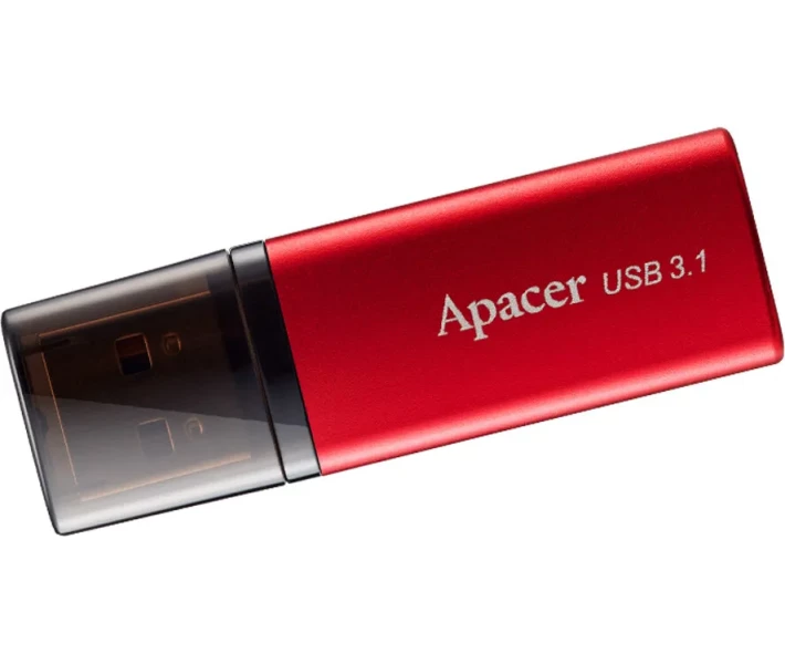 Фото - флешку Флеш-пам'ять USB Apacer AH25B 128GB USB3.1 Red (AP128GAH25BR-1)