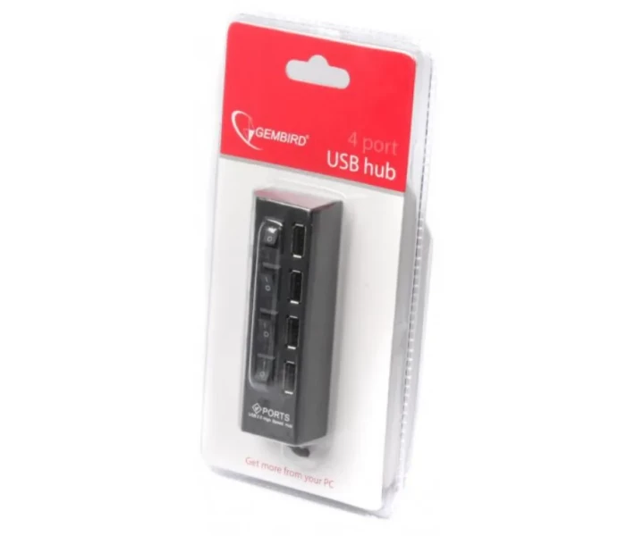 Фото - кардрідер Gembird USB 2.0 UHB-U2P4-02 (4 ports)