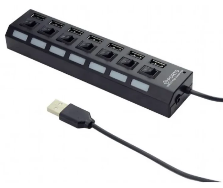 Фото - кардрідер Gembird USB2.0 UHB-U2P7-03 (7 ports)