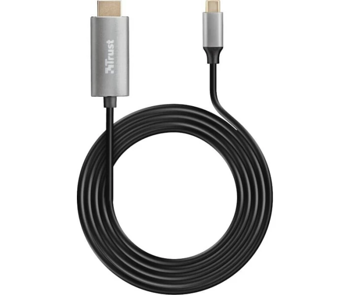 Фото - кабель та перехідник адаптер USB Type C - HDMI Trust Calyx 1.8м Black (23332)