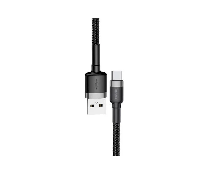 Фото - кабель та перехідник Кабель Baseus Cafule Cable USB to Micro 1.5A 2m Grey/Black (CAMKLF-CG1)