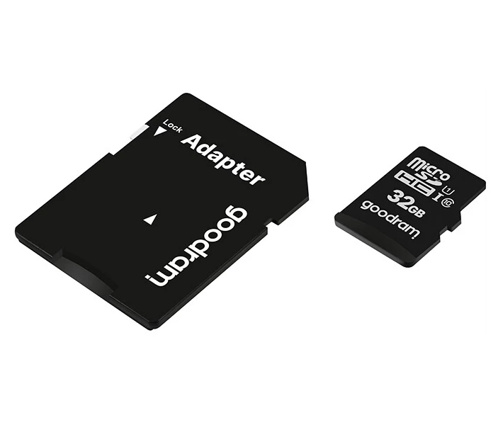 Фото - карту пам'яті Карта пам'яті Goodram microSDHC 32GB UHS-I class 10 + adapter (M1AA-0320R12)