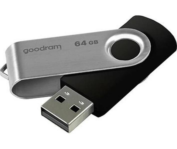 Фото - флешку Флеш-пам'ять USB Goodram UTS2 (Twister) 64GB Black (UTS2-0640K0R11)