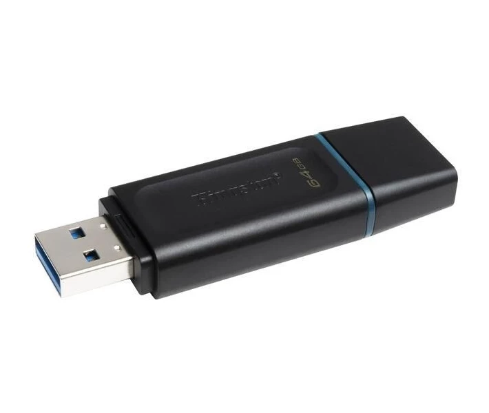 Фото - флешку Флеш-пам'ять USB Kingston DataTraveler Exodia 64GB Black+Teal (DTX/64GB)