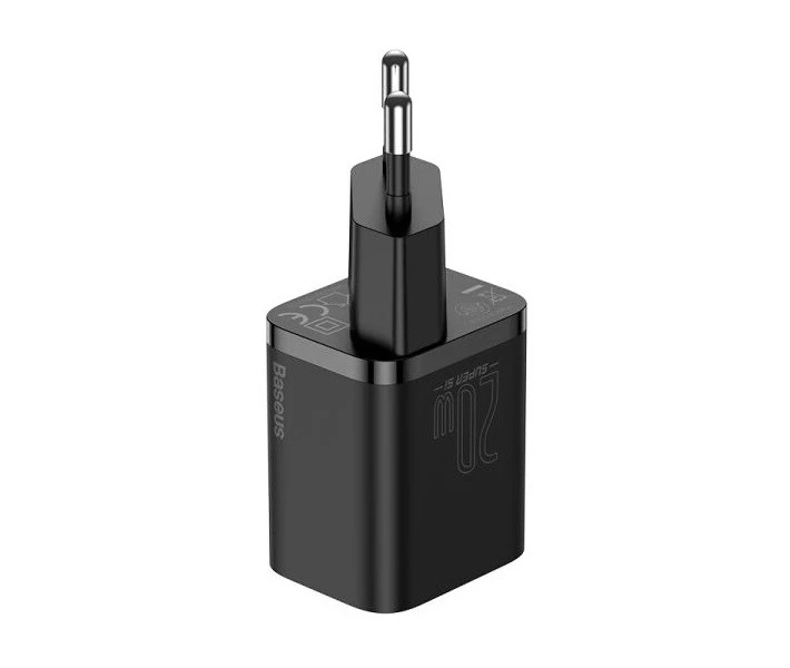 Фото - зарядний пристрій для телефону і планшета Зарядний пристрій Baseus 20W Super Si USB-C (TZCCSUP-B01) Black