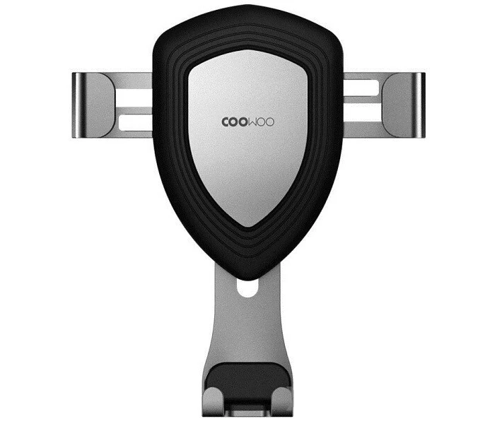 Фото - автомобільний тримач Автомобільний тримач Xiaomi COOWOO Gravity induction car phone holder T100 Silver 