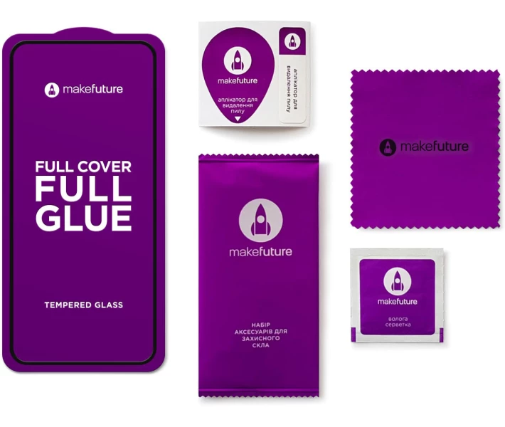 Фото - захисне скло для смартфона Захисне скло MakeFuture Full Cover Full Glue Black для Xiaomi Redmi Note 10 Pro